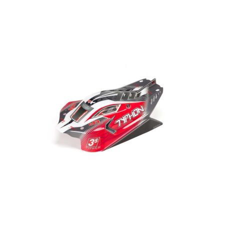 Arrma AR402274 Typhon 4x4 Blx Painted Decaled Body Red Arrma AR402274 Typhon 4x4 Blx Painted Decaled Body Red