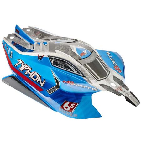 Arrma Body Blue Painted W/Decals Typhon 6S BLX Arrma Body Blue Painted W/Decals Typhon 6S BLX