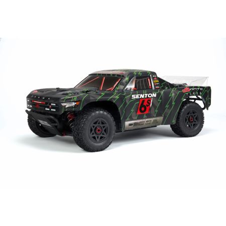 Arrma SENTON 6S BLX Painted Body Black/Green Arrma SENTON 6S BLX Painted Body Black/Green