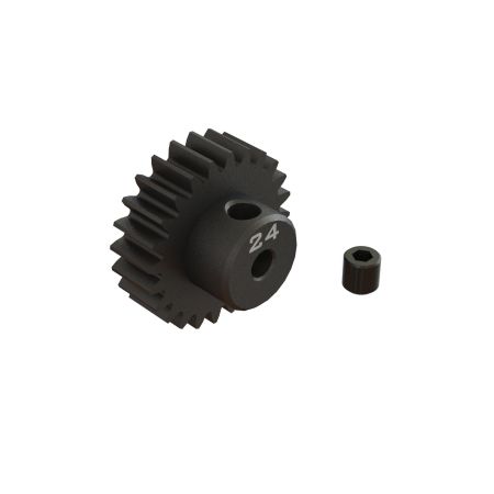Arrma 24T 0.8Mod 1/8" Bore CNC Steel Pinion Gear (Z-ARA311086)
