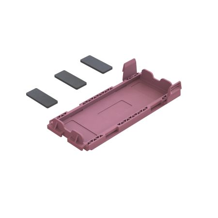 Arrma Battery Door Set - Pink (Z-ARA320785) Arrma Battery Door Set - Pink (Z-ARA320785)