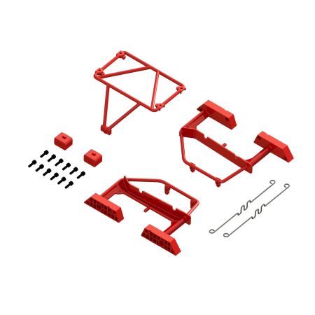 Arrma Desert Truck Body Roll Cage Set, Red: GROM (Z-ARA320820) Arrma Desert Truck Body Roll Cage Set, Red: GROM (Z-ARA320820)