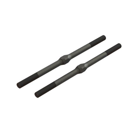 Arrma Steel Turnbuckle, M4 x 85mm Black (2) (Z-ARA330716) Arrma Steel Turnbuckle, M4 x 85mm Black (2) (Z-ARA330716)