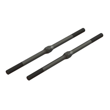 Arrma Steel Turnbuckle, M4 x 95mm Black (2) (Z-ARA330717) Arrma Steel Turnbuckle, M4 x 95mm Black (2) (Z-ARA330717)