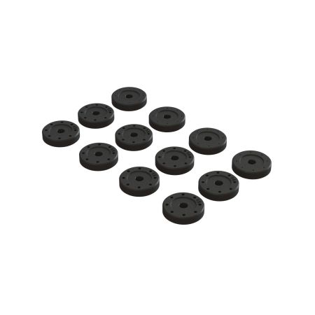 Arrma Shock Piston Set: 1.4mm (8), 1.5mm (8), Blank (4) (Z-ARA330739)