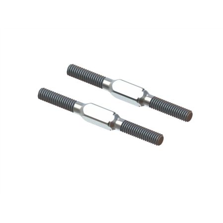 Arrma Steel Turnbuckle M4x45mm Silver (2) Arrma Steel Turnbuckle M4x45mm Silver (2)