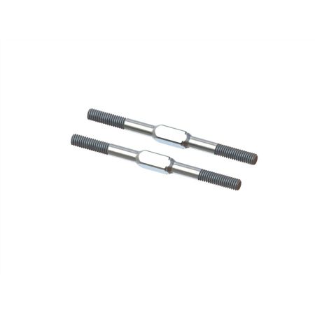 Arrma Steel Turnbuckle M4x60mm Silver (2) Arrma Steel Turnbuckle M4x60mm Silver (2)