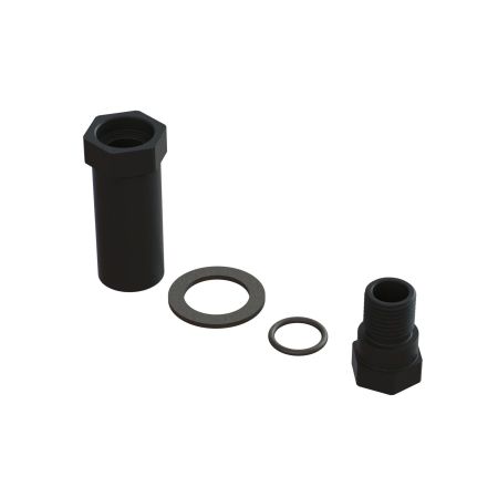 Arrma Aluminum Servo Saver Hub Set Black (Z-ARA340187) Arrma Aluminum Servo Saver Hub Set Black (Z-ARA340187)