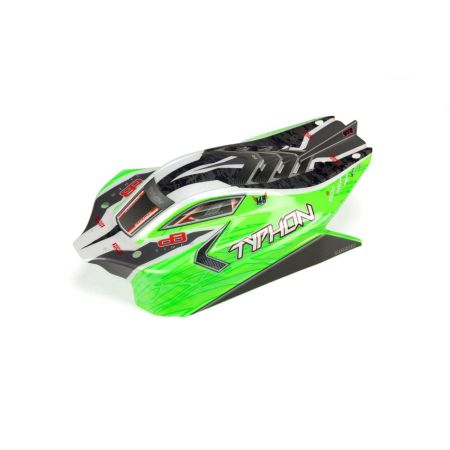 Arrma Typhon 4X4 Mega Body Painted Decal Trimmed Green Arrma Typhon 4X4 Mega Body Painted Decal Trimmed Green