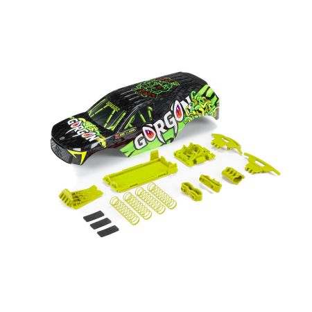 Arrma GORGON Painted Decaled Body Set (T1 Fluoro Yel) (Z-ARA402349)