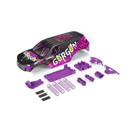 Arrma GORGON Painted Decaled Body Set (Purple) (Z-ARA402350) Arrma GORGON Painted Decaled Body Set (Purple) (Z-ARA402350)