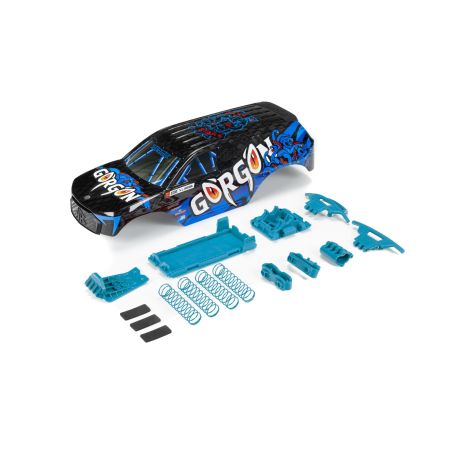 Arrma GORGON Painted Decaled Trimmed Body Set, Blue (Z-ARA402355) Arrma GORGON Painted Decaled Trimmed Body Set, Blue (Z-ARA402355)