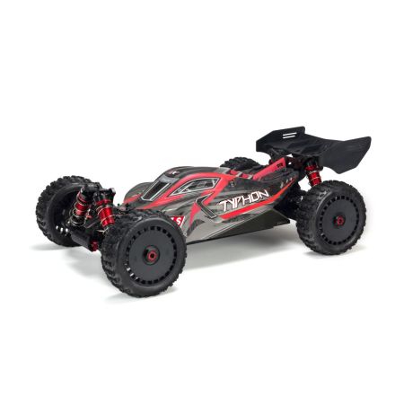Arrma Body Painted w/Decals Typhon 6S Black/Red Arrma Body Painted w/Decals Typhon 6S Black/Red