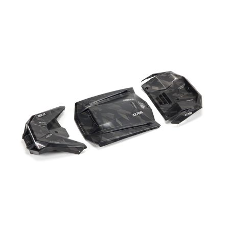 Arrma Exterior Body Panels Painted, Black Camo: FIRETEAM (Z-ARA411023)