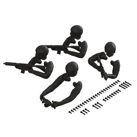 Arrma Driver Figure Set, Black (Z-ARA480057) Arrma Driver Figure Set, Black (Z-ARA480057)