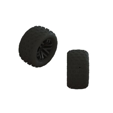 Arrma dBoots 'FORTRESS' 1/18th Tire Set Glued (Black) (2 Pairs) (Z-ARA550112) Arrma dBoots 'FORTRESS' 1/18th Tire Set Glued (Black) (2 Pairs) (Z-ARA550112)