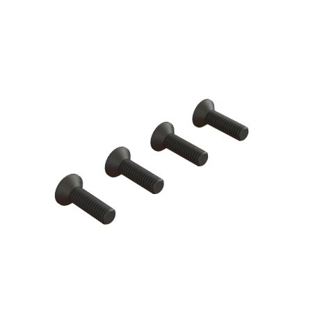 Arrma Flat Head Screw M4x14mm (4) (Z-ARA722414) Arrma Flat Head Screw M4x14mm (4) (Z-ARA722414)