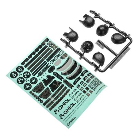Axial Helmet Set Black Yeti (Z-AX31049) Axial Helmet Set Black Yeti (Z-AX31049)