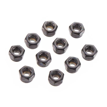 Axial Nylon Locking Hex Nut 4mm Black (10) (Z-AX31051) Axial Nylon Locking Hex Nut 4mm Black (10) (Z-AX31051)