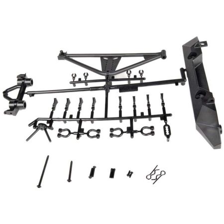Axial RrBumper/TireCarrierSCX10/Poison Spyder/JK (Z-AX80126)