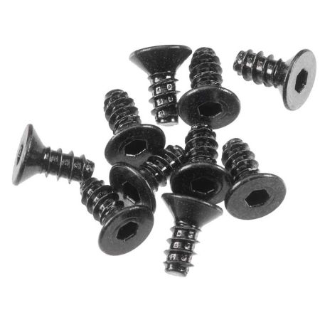 Axial HexScktTapping Flat Hd M2.6x6mm Black (10) (Z-AXA0412) Axial HexScktTapping Flat Hd M2.6x6mm Black (10) (Z-AXA0412)