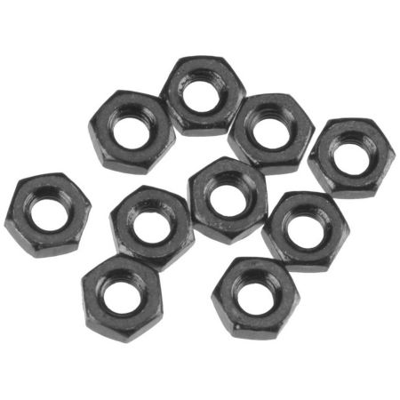 Axial Thin Hex Nut M3 Black (10) (Z-AXA1040) Axial Thin Hex Nut M3 Black (10) (Z-AXA1040)