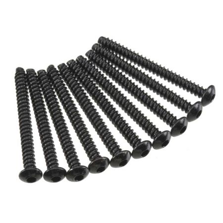 Axial Hex Tap Button Head M3x30mm Black (10) (Z-AXA441)