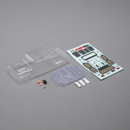 Axial Body Set, Clear: SCX24 Jeep JT Gladiator (Z-AXI200005) Axial Body Set, Clear: SCX24 Jeep JT Gladiator (Z-AXI200005)