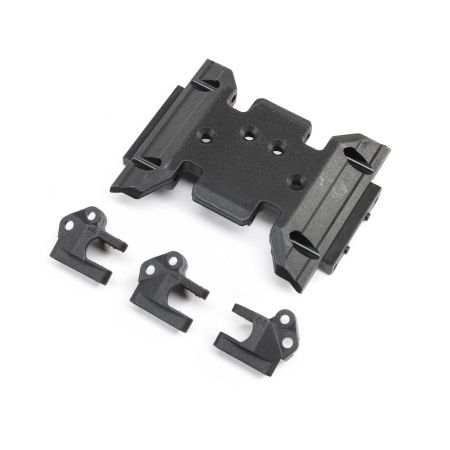 Axial Skid Plate & Upper Link Mounts: SCX10 III BC (Z-AXI231047) Axial Skid Plate & Upper Link Mounts: SCX10 III BC (Z-AXI231047)