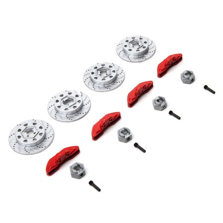 Axial Hex Rotor Caliper and Pin Set (4)  RBX10 (Z-AXI232045)