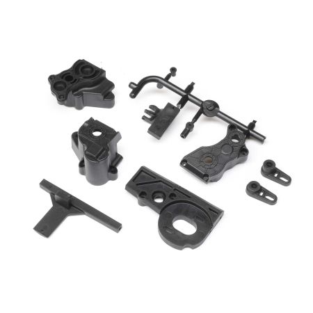 Axial Motor Mount, Trans Case & Linkage: 1/10 SCX10 PRO Comp Scale (Z-AXI232074) Axial Motor Mount, Trans Case & Linkage: 1/10 SCX10 PRO Comp Scale (Z-AXI232074)