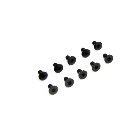 Axial M3 x 6mm, Flat Head Screw (10) (Z-AXI235174) Axial M3 x 6mm, Flat Head Screw (10) (Z-AXI235174)