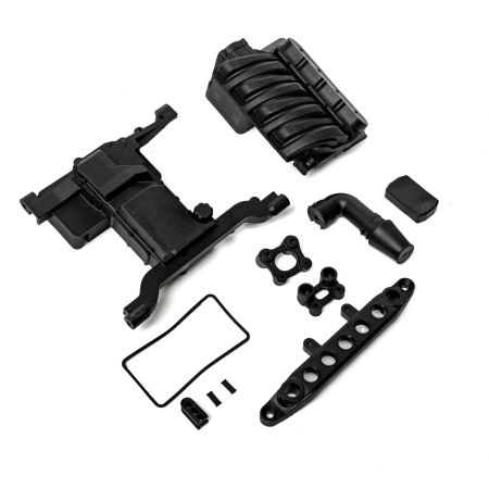 Axial SCX6: Front Servo Mount/Engine Cover/Seals (Z-AXI251005) Axial SCX6: Front Servo Mount/Engine Cover/Seals (Z-AXI251005)