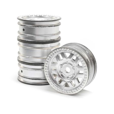 Axial 1.0 KMC Machete Wheels, Satin (4): SCX24 (Z-AXI40005) Axial 1.0 KMC Machete Wheels, Satin (4): SCX24 (Z-AXI40005)