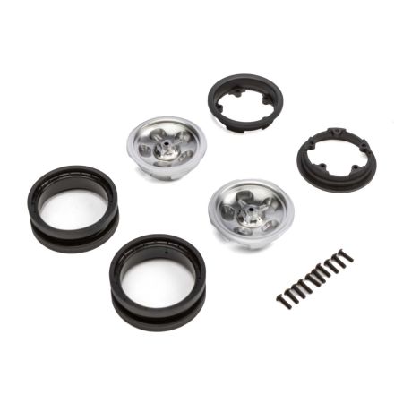 Axial 1.9 Retro Slot Beadlock Wheels, Satin (2) (Z-AXI43013) Axial 1.9 Retro Slot Beadlock Wheels, Satin (2) (Z-AXI43013)