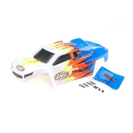 Losi Body, Blue/White: Mini-T 2.0 (Z-LOS210014) Losi Body, Blue/White: Mini-T 2.0 (Z-LOS210014)