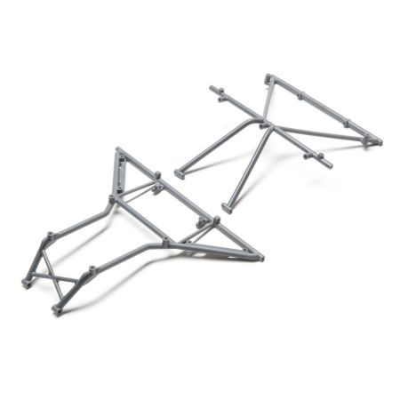 Losi Roll Cage, Roof, Front, Grey: Rock Rey (Z-LOS230040)