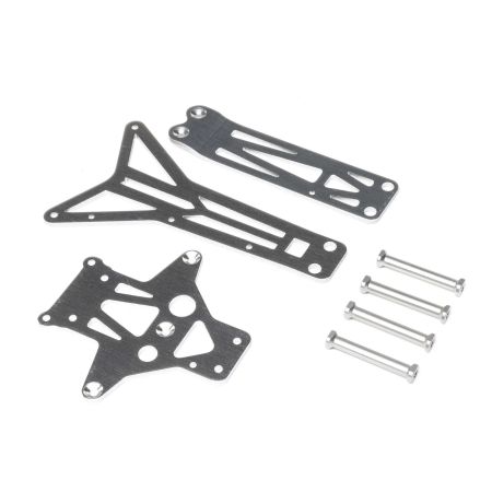Losi Top Chassis Brace and Standoffs, Front/Rear: RZR Rey (Z-LOS230105) Losi Top Chassis Brace and Standoffs, Front/Rear: RZR Rey (Z-LOS230105)