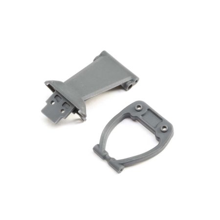 Losi Front Bumper/Skid Plate&Support,Grey: Rock Rey (Z-LOS231040) Losi Front Bumper/Skid Plate&Support,Grey: Rock Rey (Z-LOS231040)