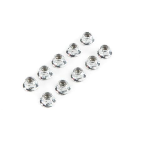 Losi Lock Nut, Flanged M5 x 0.8 Serrated (10) (Z-LOS235015) Losi Lock Nut, Flanged M5 x 0.8 Serrated (10) (Z-LOS235015)