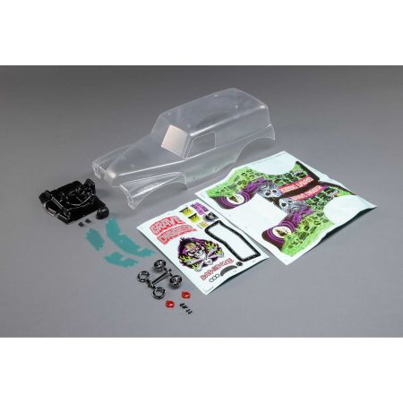 Losi Body Set, Grave Digger, Clear: LMT (Z-LOS240014) Losi Body Set, Grave Digger, Clear: LMT (Z-LOS240014)
