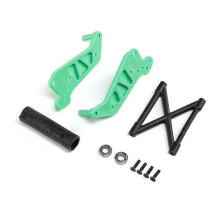 Losi Wheelie Bar Set, Green: LMT (Z-LOS241029) Losi Wheelie Bar Set, Green: LMT (Z-LOS241029)
