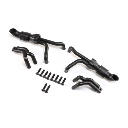 Losi 4n1 Collective Headers, Silver: LMT (Z-LOS241035) Losi 4n1 Collective Headers, Silver: LMT (Z-LOS241035)