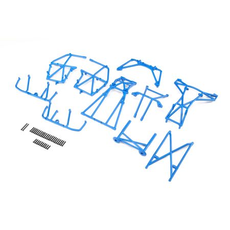 Losi Cage Set Complete, Blue: LMT (Z-LOS241046) Losi Cage Set Complete, Blue: LMT (Z-LOS241046)