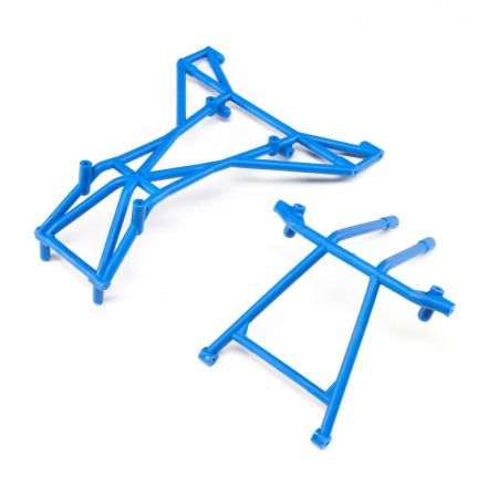 Losi Top and Upper Cage Bars, Blue: LMT (Z-LOS241048) Losi Top and Upper Cage Bars, Blue: LMT (Z-LOS241048)