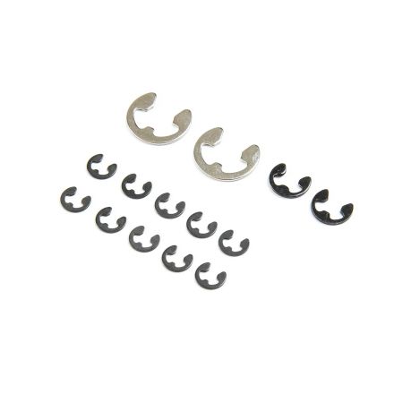 Losi E-Clip and C-Clip Hardware (20): LMT (Z-LOS246005) Losi E-Clip and C-Clip Hardware (20): LMT (Z-LOS246005)
