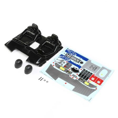 Losi Interior Set w/Helmets, Clear: SBR 2.0 (Z-LOS250047) Losi Interior Set w/Helmets, Clear: SBR 2.0 (Z-LOS250047)
