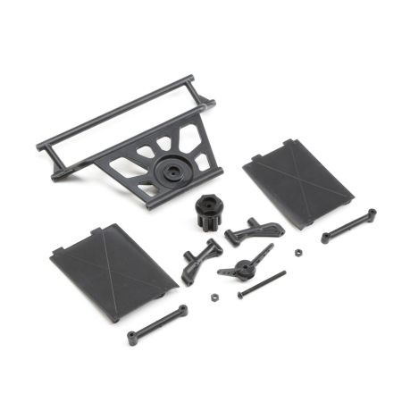 Losi Cage Rear, Tower Supports,Mud Guards: SuperRockRey (Z-LOS251078) Losi Cage Rear, Tower Supports,Mud Guards: SuperRockRey (Z-LOS251078)