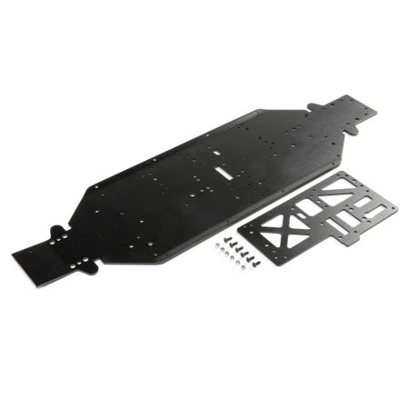 Losi Chassis w/Brace, 4mm Black: DBXL-E 2.0 (Z-LOS251090) Losi Chassis w/Brace, 4mm Black: DBXL-E 2.0 (Z-LOS251090)