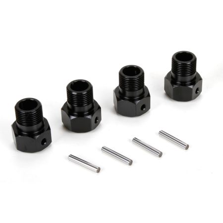 Losi Wheel Hex Black & Pin (4): MTXL (Z-LOS252050) Losi Wheel Hex Black & Pin (4): MTXL (Z-LOS252050)